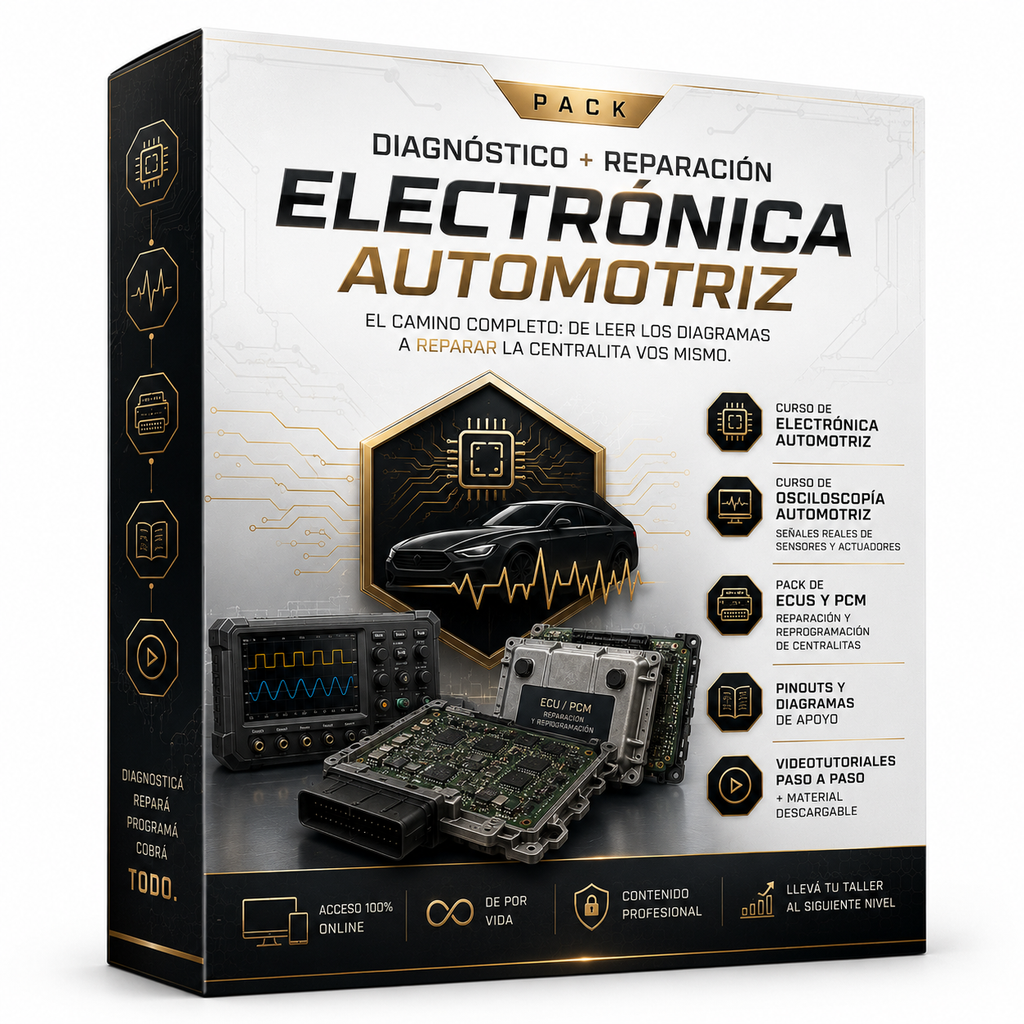 Curso Online de Haynespro +10.000 Diagramas Electricos+Osciloscopio – De Cero a Experto | Acceso Inmediato